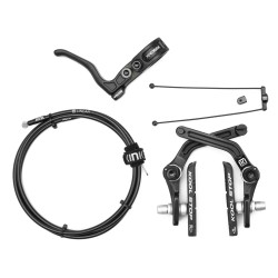 KINK Desist Brakes, Matte Black, Full Kit
